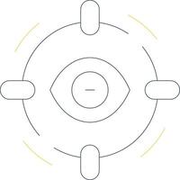 se concentrer Créatif icône conception vecteur