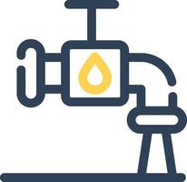 conception d'icône créative de robinet d'eau vecteur