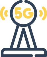 conception d'icône créative d'antenne vecteur