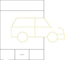 appel Taxi Créatif icône conception vecteur