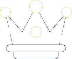 conception d'icône créative couronne vecteur