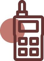 conception d'icône créative talkie walkie vecteur