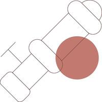 conception d'icône créative de télescope vecteur