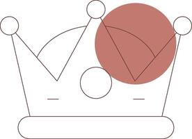 conception d'icône créative couronne vecteur