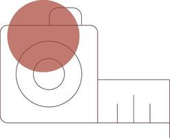 conception d'icône créative ruban à mesurer vecteur