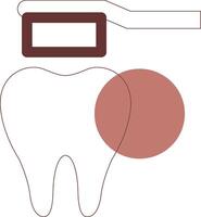 conception d'icône créative de brosse à dents vecteur