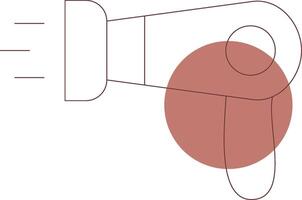 conception d'icônes créatives de sèche-cheveux vecteur
