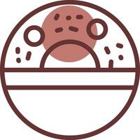 Donut Créatif icône conception vecteur