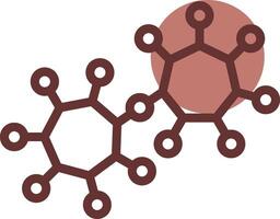 molécules Créatif icône conception vecteur