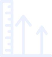 conception d'icône créative de hauteur vecteur