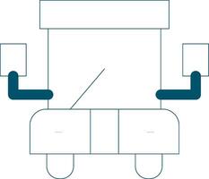 conception d'icône créative d'autobus scolaire vecteur