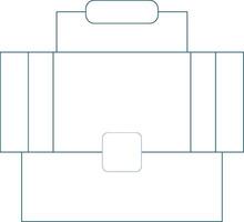 conception d'icône créative porte-documents vecteur