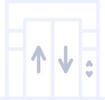 conception d'icône créative d'ascenseur vecteur