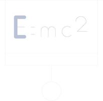 conception d'icône créative de relativité vecteur