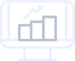 financier Les données Créatif icône conception vecteur