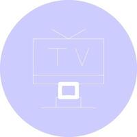 conception d'icône créative tv vecteur