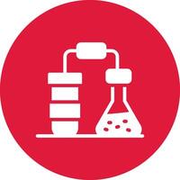 conception d'icône créative de chimie vecteur