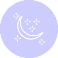 Nouveau lune Créatif icône conception vecteur