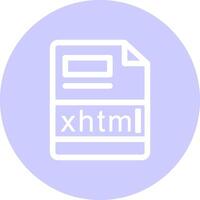 xhtml Créatif icône conception vecteur