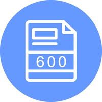 600 Créatif icône conception vecteur