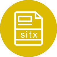 sitx Créatif icône conception vecteur