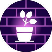 conception d'icônes créatives de plantes vecteur