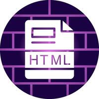 html Créatif icône conception vecteur