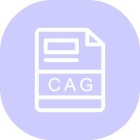 cag Créatif icône conception vecteur