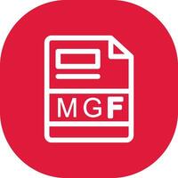 mgf Créatif icône conception vecteur