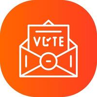 voter la conception d'icônes créatives vecteur