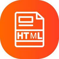 html Créatif icône conception vecteur