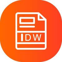 IDW Créatif icône conception vecteur