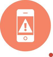 mobile alerte vecteur icône