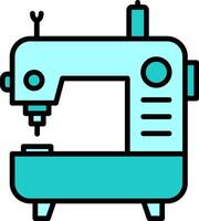 icône de vecteur de machine à coudre