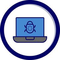 icône de vecteur de piratage