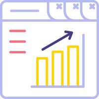 icône de vecteur de croissance