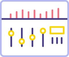 du son mixer vecteur icône