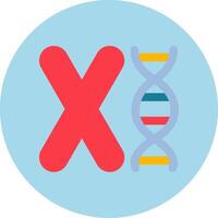 chromosome vecteur icône