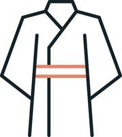 kimono vecteur icône