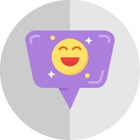 emoji plat échelle icône vecteur