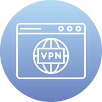 icône de vecteur vpn