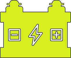 icône de vecteur d'accumulateur