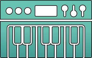 synthétiseur vecteur icône