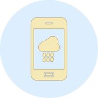 icône de vecteur d'application météo