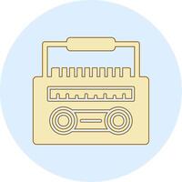 radio cassette vecteur icône