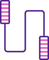 icône de vecteur de corde à sauter
