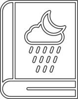 icône de vecteur de livre