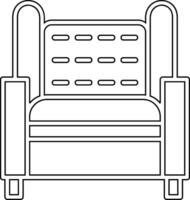 icône de vecteur de fauteuil