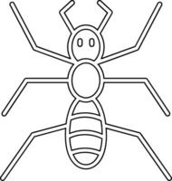 icône de vecteur de fourmi