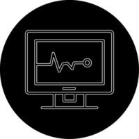 icône de vecteur de cardiogramme